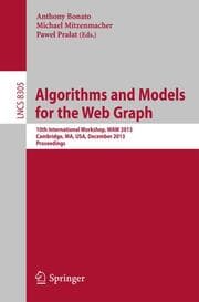 Cover von Algorithms and Models for the Web Graph