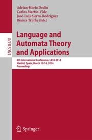 Cover von Language and Automata Theory and Applications