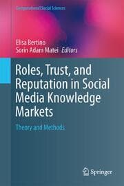 Cover von Roles, Trust, and Reputation in Social Media Knowledge Markets
