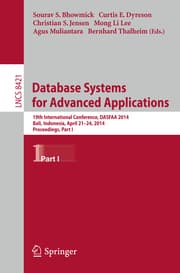 Cover von Database Systems for Advanced Applications
