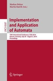 Cover von Implementation and Application of Automata