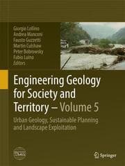 Cover von Engineering Geology for Society and Territory - Volume 5