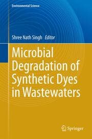 Cover von Microbial Degradation of Synthetic Dyes in Wastewaters