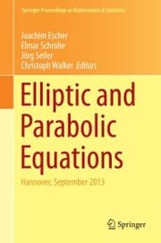 Cover von Elliptic and Parabolic Equations