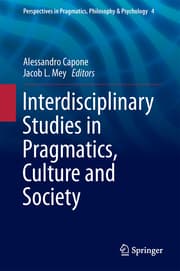 Cover von Interdisciplinary Studies in Pragmatics, Culture and Society