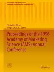 Cover von Proceedings of the 1996 Academy of Marketing Science (AMS) Annual Conference