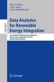 Cover von Data Analytics for Renewable Energy Integration