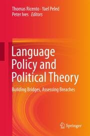 Cover von Language Policy and Political Theory