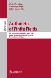 Cover von Arithmetic of Finite Fields