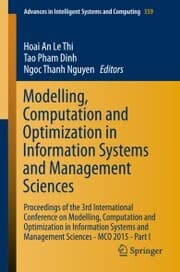 Cover von Modelling, Computation and Optimization in Information Systems and Management Sciences