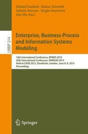 Cover von Enterprise, Business-Process and Information Systems Modeling