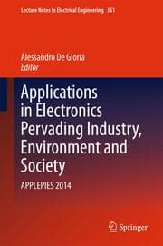 Cover von Applications in Electronics Pervading Industry, Environment and Society