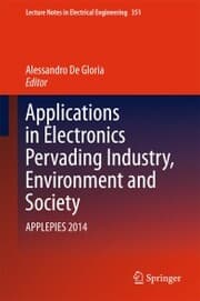 Cover von Applications in Electronics Pervading Industry, Environment and Society