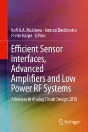 Cover von Efficient Sensor Interfaces, Advanced Amplifiers and Low Power RF Systems