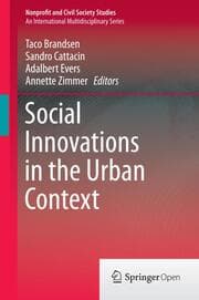 Cover von Social Innovations in the Urban Context