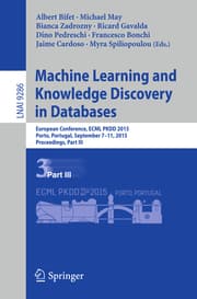 Cover von Machine Learning and Knowledge Discovery in Databases