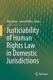Cover von Justiciability of Human Rights Law in Domestic Jurisdictions