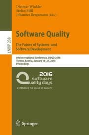 Cover von Software Quality. The Future of Systems- and Software Development