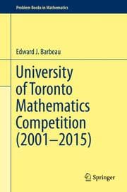 Cover von University of Toronto Mathematics Competition (2001-2015)