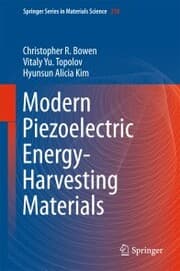 Cover von Modern Piezoelectric Energy-Harvesting Materials