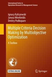 Cover von Multiple Criteria Decision Making by Multiobjective Optimization