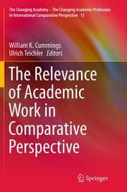 Cover von The Relevance of Academic Work in Comparative Perspective