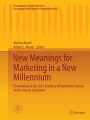 Cover von New Meanings for Marketing in a New Millennium