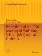 Cover von Proceedings of the 1996 Academy of Marketing Science (AMS) Annual Conference