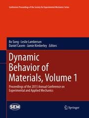 Cover von Dynamic Behavior of Materials, Volume 1