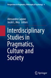 Cover von Interdisciplinary Studies in Pragmatics, Culture and Society