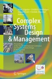 Cover von Complex Systems Design & Management
