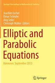 Cover von Elliptic and Parabolic Equations