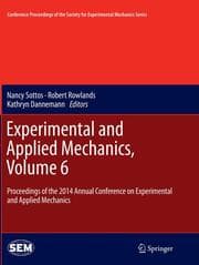 Cover von Experimental and Applied Mechanics, Volume 6