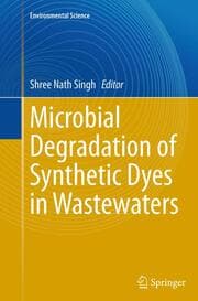 Cover von Microbial Degradation of Synthetic Dyes in Wastewaters
