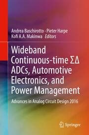 Cover von Wideband Continuous-time ADCs, Automotive Electronics, and Power Management
