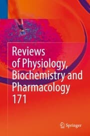 Cover von Reviews of Physiology, Biochemistry and Pharmacology, Vol. 171