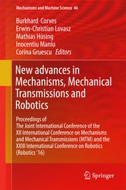 Cover von New Advances in Mechanisms, Mechanical Transmissions and Robotics