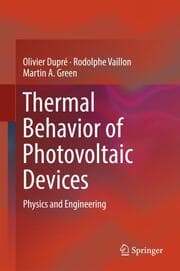 Cover von Thermal Behavior of Photovoltaic Devices