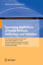 Cover von Leveraging Applications of Formal Methods, Verification, and Validation