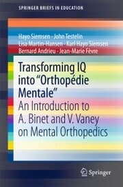 Cover von Transforming IQ into 'Orthopédie Mentale'