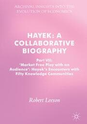 Cover von Hayek: A Collaborative Biography