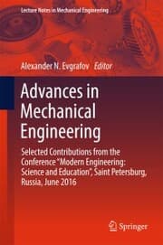 Cover von Advances in Mechanical Engineering