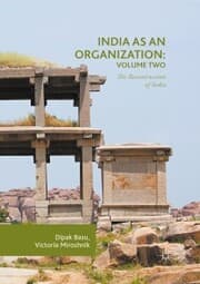 Cover von India as an Organization: Volume Two