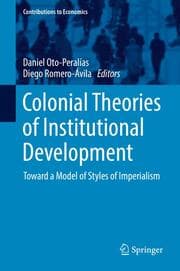 Cover von Colonial Theories of Institutional Development