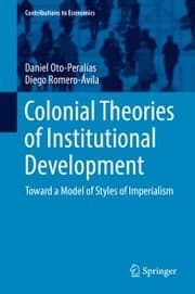 Cover von Colonial Theories of Institutional Development