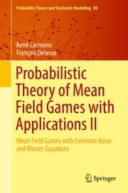 Cover von Probabilistic Theory of Mean Field Games with Applications II