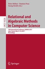 Cover von Relational and Algebraic Methods in Computer Science