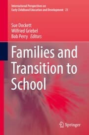 Cover von Families and Transition to School
