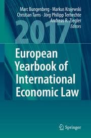 Cover von European Yearbook of International Economic Law 2017