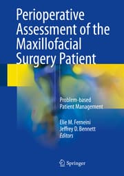 Cover von Perioperative Assessment of the Maxillofacial Surgery Patient